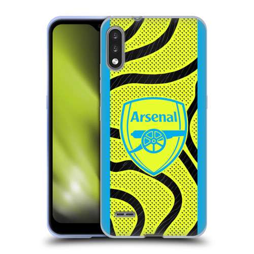 Arsenal FC 2023/24 Crest Kit Away Soft Gel Case for LG K22