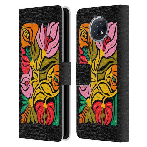 Ayeyokp Plants And Flowers Flor De Mar Flower Market Leather Book Wallet Case Cover For Xiaomi Redmi Note 9T 5G