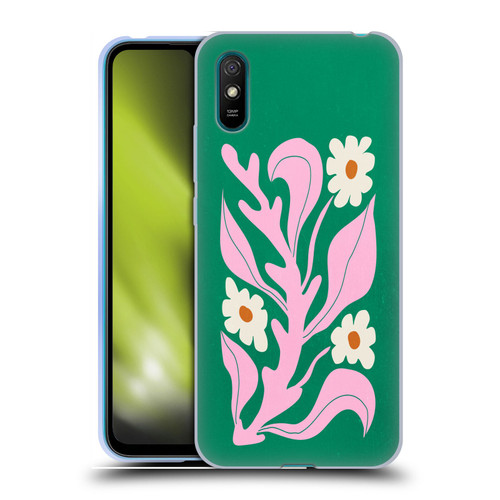 Ayeyokp Plants And Flowers Green Les Fleurs Color Soft Gel Case for Xiaomi Redmi 9A / Redmi 9AT