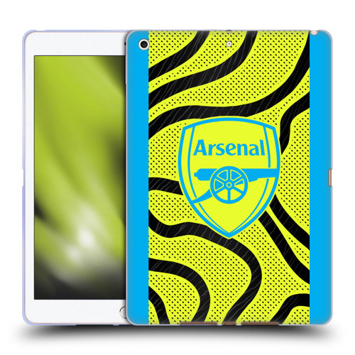 Arsenal FC 2023/24 Crest Kit Away Soft Gel Case for Apple iPad 10.2 2019/2020/2021