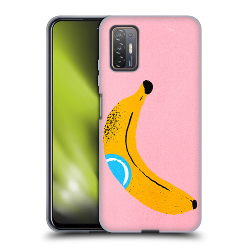 Ayeyokp Pop Banana Pop Art Soft Gel Case for HTC Desire 21 Pro 5G