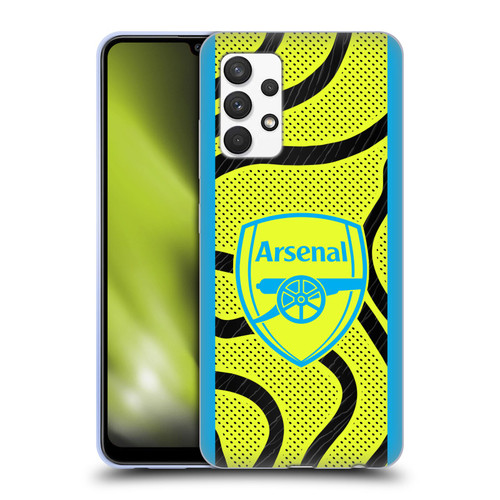 Arsenal FC 2023/24 Crest Kit Away Soft Gel Case for Samsung Galaxy A32 (2021)
