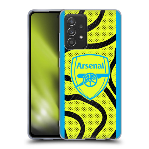 Arsenal FC 2023/24 Crest Kit Away Soft Gel Case for Samsung Galaxy A52 / A52s / 5G (2021)