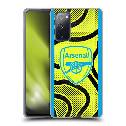 Arsenal FC 2023/24 Crest Kit Away Soft Gel Case for Samsung Galaxy S20 FE / 5G