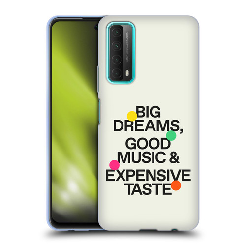 Ayeyokp Pop Big Dreams, Good Music Soft Gel Case for Huawei P Smart (2021)