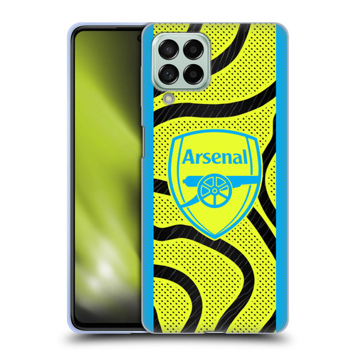 Arsenal FC 2023/24 Crest Kit Away Soft Gel Case for Samsung Galaxy M53 (2022)