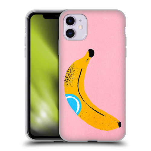 Ayeyokp Pop Banana Pop Art Soft Gel Case for Apple iPhone 11