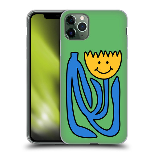 Ayeyokp Pop Flower Of Joy Green Soft Gel Case for Apple iPhone 11 Pro Max