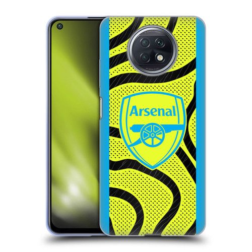 Arsenal FC 2023/24 Crest Kit Away Soft Gel Case for Xiaomi Redmi Note 9T 5G