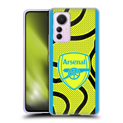 Arsenal FC 2023/24 Crest Kit Away Soft Gel Case for Xiaomi 12 Lite
