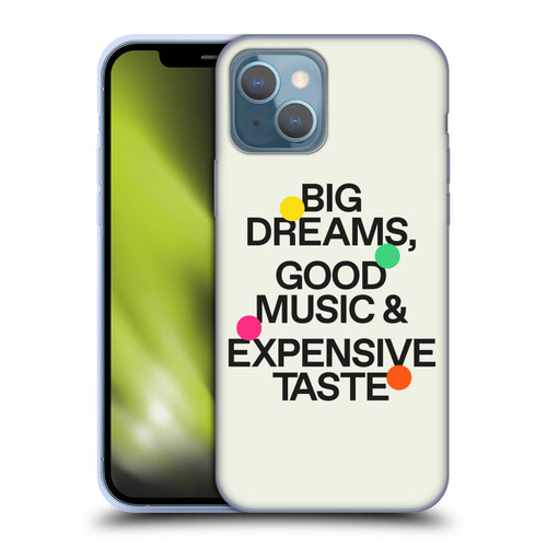 Ayeyokp Pop Big Dreams, Good Music Soft Gel Case for Apple iPhone 13