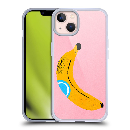 Ayeyokp Pop Banana Pop Art Soft Gel Case for Apple iPhone 13