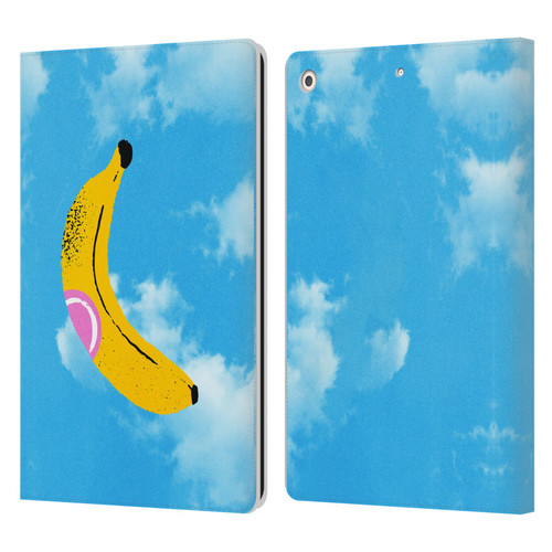 Ayeyokp Pop Banana Pop Art Sky Leather Book Wallet Case Cover For Apple iPad 10.2 2019/2020/2021