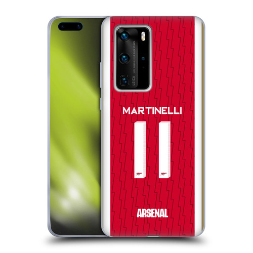 Arsenal FC 2023/24 Players Home Kit Gabriel Soft Gel Case for Huawei P40 Pro / P40 Pro Plus 5G