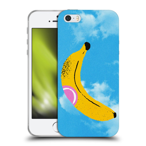 Ayeyokp Pop Banana Pop Art Sky Soft Gel Case for Apple iPhone 5 / 5s / iPhone SE 2016