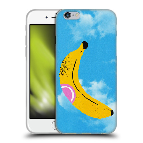 Ayeyokp Pop Banana Pop Art Sky Soft Gel Case for Apple iPhone 6 / iPhone 6s
