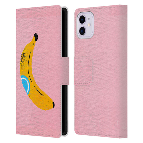 Ayeyokp Pop Banana Pop Art Leather Book Wallet Case Cover For Apple iPhone 11