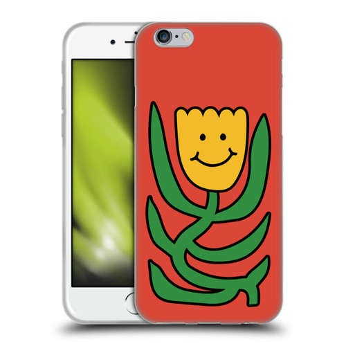 Ayeyokp Pop Flower Of Joy Red Soft Gel Case for Apple iPhone 6 / iPhone 6s