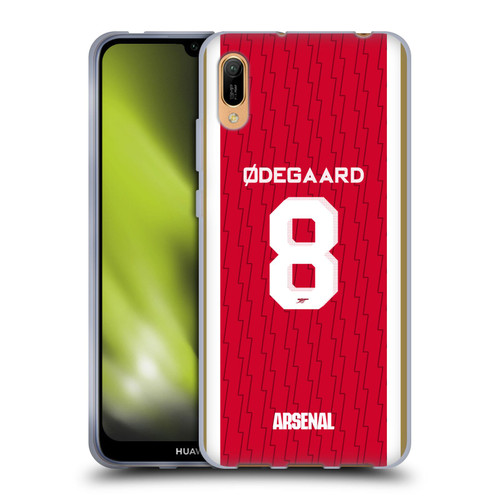 Arsenal FC 2023/24 Players Home Kit Martin Ødegaard Soft Gel Case for Huawei Y6 Pro (2019)