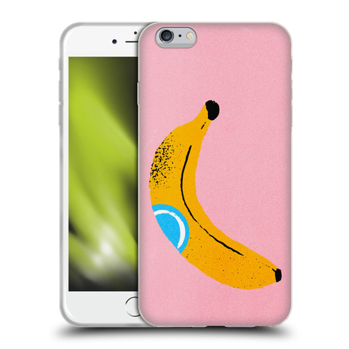 Ayeyokp Pop Banana Pop Art Soft Gel Case for Apple iPhone 6 Plus / iPhone 6s Plus