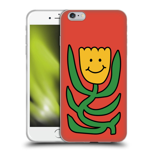 Ayeyokp Pop Flower Of Joy Red Soft Gel Case for Apple iPhone 6 Plus / iPhone 6s Plus