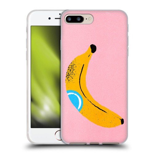Ayeyokp Pop Banana Pop Art Soft Gel Case for Apple iPhone 7 Plus / iPhone 8 Plus