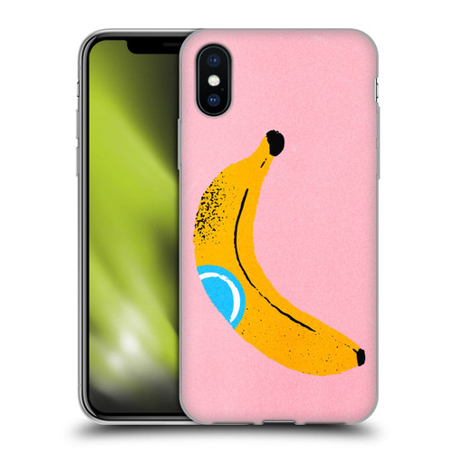 Ayeyokp Pop Banana Pop Art Soft Gel Case for Apple iPhone X / iPhone XS