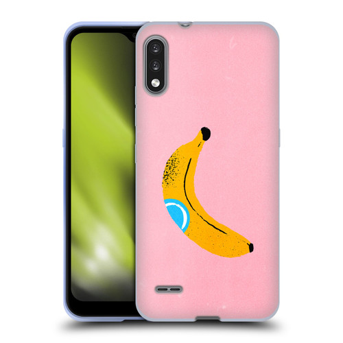 Ayeyokp Pop Banana Pop Art Soft Gel Case for LG K22