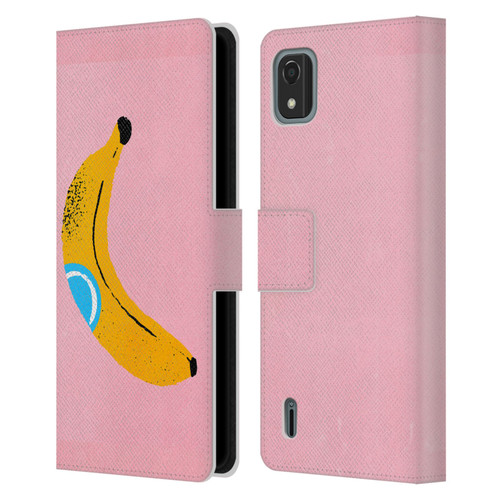 Ayeyokp Pop Banana Pop Art Leather Book Wallet Case Cover For Nokia C2 2nd Edition