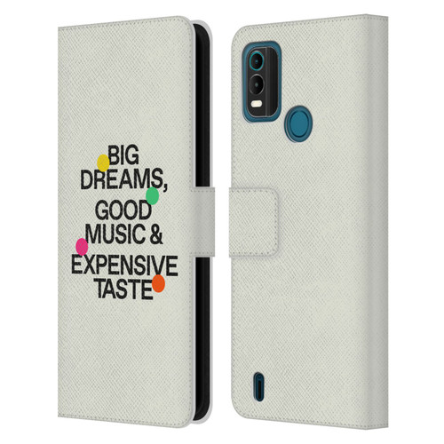 Ayeyokp Pop Big Dreams, Good Music Leather Book Wallet Case Cover For Nokia G11 Plus