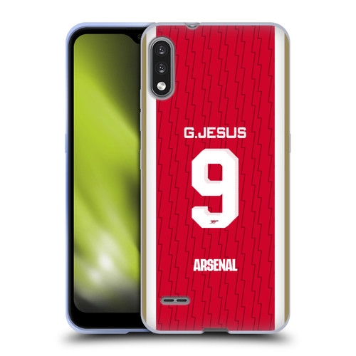 Arsenal FC 2023/24 Players Home Kit Gabriel Jesus Soft Gel Case for LG K22