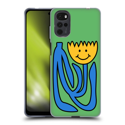 Ayeyokp Pop Flower Of Joy Green Soft Gel Case for Motorola Moto G22