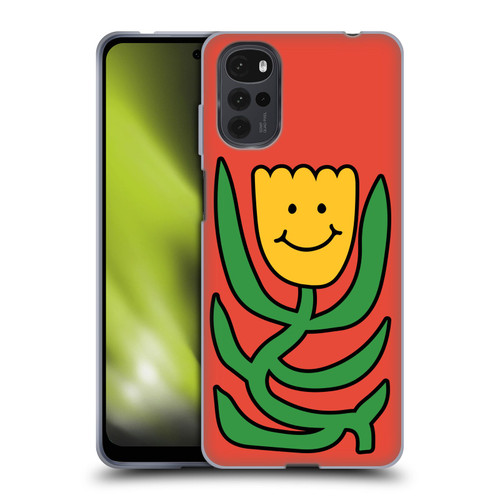 Ayeyokp Pop Flower Of Joy Red Soft Gel Case for Motorola Moto G22