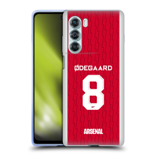 Arsenal FC 2023/24 Players Home Kit Martin Ødegaard Soft Gel Case for Motorola Edge S30 / Moto G200 5G