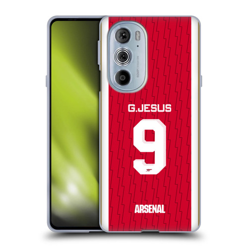 Arsenal FC 2023/24 Players Home Kit Gabriel Jesus Soft Gel Case for Motorola Edge X30