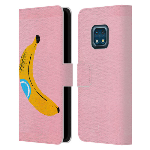 Ayeyokp Pop Banana Pop Art Leather Book Wallet Case Cover For Nokia XR20