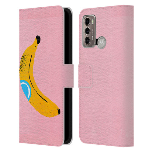 Ayeyokp Pop Banana Pop Art Leather Book Wallet Case Cover For Motorola Moto G60 / Moto G40 Fusion