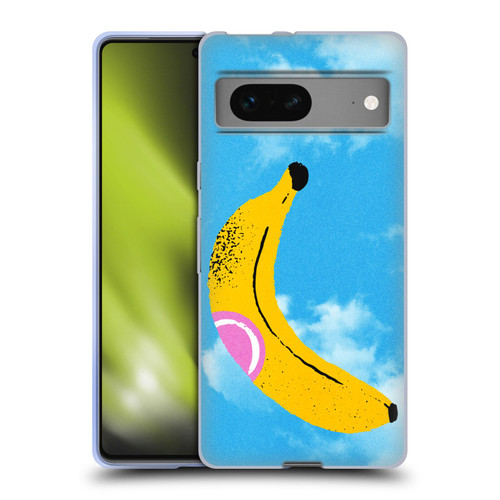 Ayeyokp Pop Banana Pop Art Sky Soft Gel Case for Google Pixel 7
