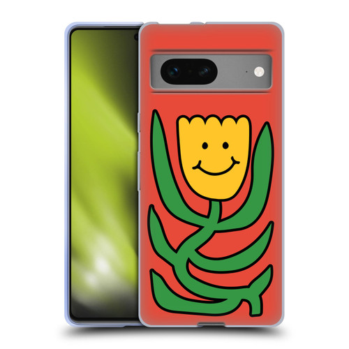 Ayeyokp Pop Flower Of Joy Red Soft Gel Case for Google Pixel 7