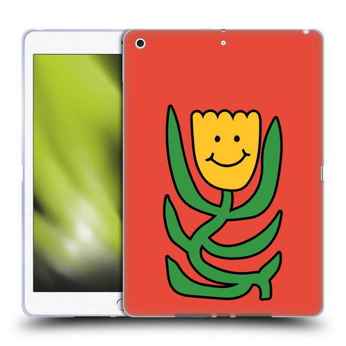 Ayeyokp Pop Flower Of Joy Red Soft Gel Case for Apple iPad 10.2 2019/2020/2021