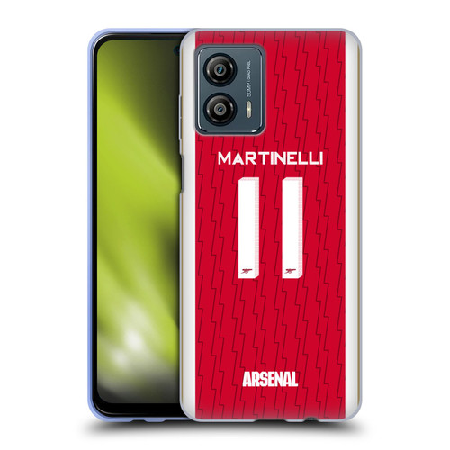 Arsenal FC 2023/24 Players Home Kit Gabriel Soft Gel Case for Motorola Moto G53 5G