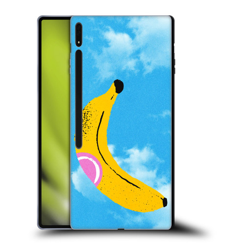 Ayeyokp Pop Banana Pop Art Sky Soft Gel Case for Samsung Galaxy Tab S8 Ultra