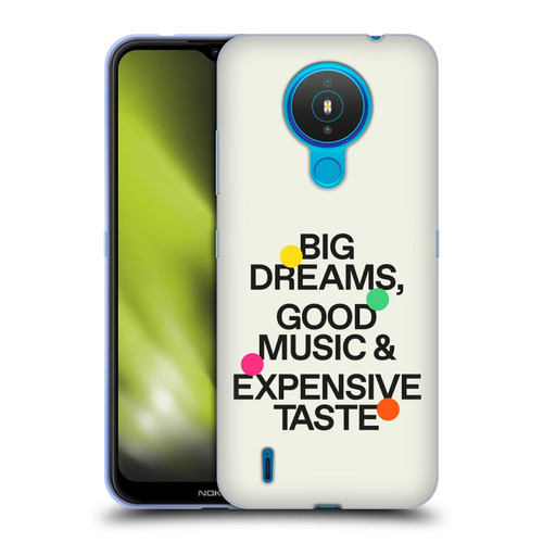 Ayeyokp Pop Big Dreams, Good Music Soft Gel Case for Nokia 1.4