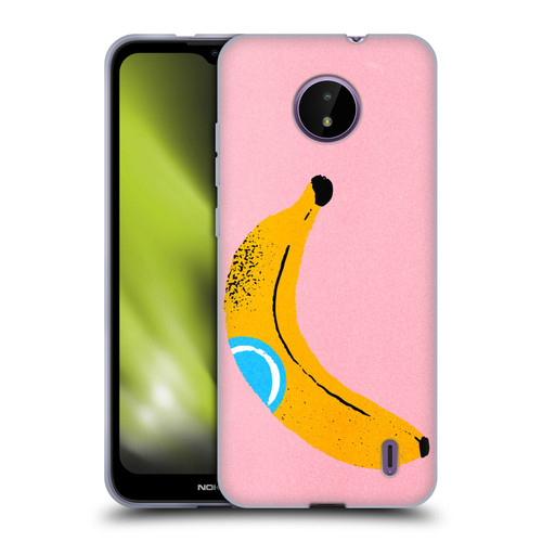 Ayeyokp Pop Banana Pop Art Soft Gel Case for Nokia C10 / C20