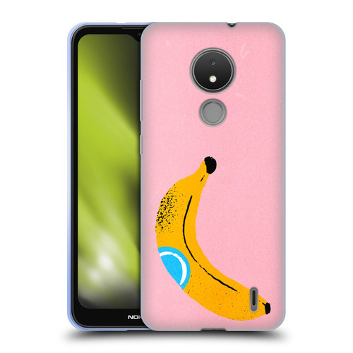 Ayeyokp Pop Banana Pop Art Soft Gel Case for Nokia C21