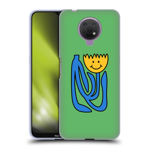 Ayeyokp Pop Flower Of Joy Green Soft Gel Case for Nokia G10
