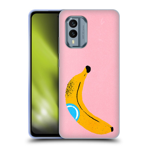Ayeyokp Pop Banana Pop Art Soft Gel Case for Nokia X30
