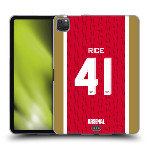 Arsenal FC 2023/24 Players Home Kit Declan Rice Soft Gel Case for Apple iPad Pro 11 2020 / 2021 / 2022