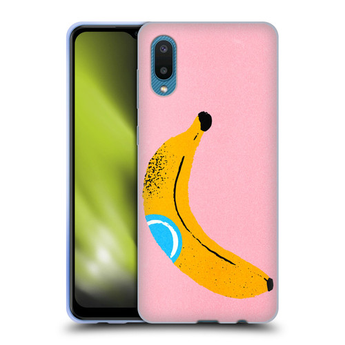 Ayeyokp Pop Banana Pop Art Soft Gel Case for Samsung Galaxy A02/M02 (2021)