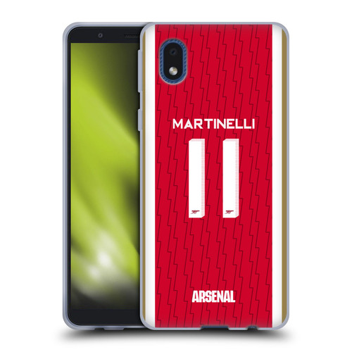 Arsenal FC 2023/24 Players Home Kit Gabriel Soft Gel Case for Samsung Galaxy A01 Core (2020)